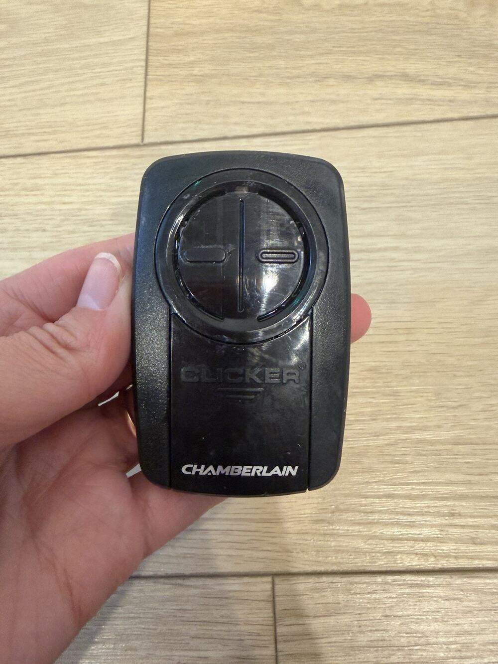 Chamberlain KLIK5U- BK2 (2 Button) Garage Door Opener Remote Control Black